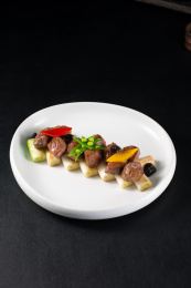 京葱黑蒜牛肉粒