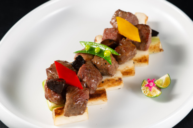京葱黑蒜牛肉粒