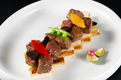 京葱黑蒜牛肉粒