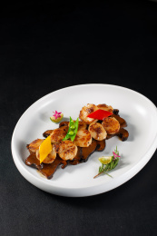 青柠牛肝菌煎澳带