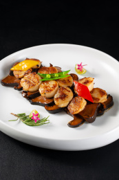 青柠牛肝菌煎澳带