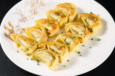 油煎馄饨