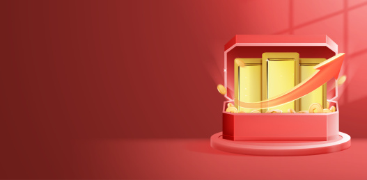 黄金礼盒矢量金砖金条礼品活动