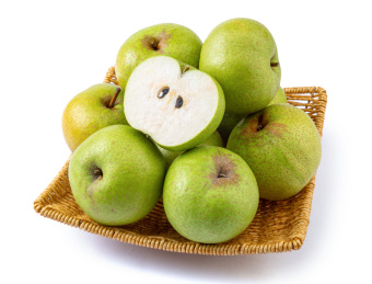 天津蓟县酸梨大果白底图