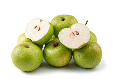 天津蓟县酸梨大果白底图