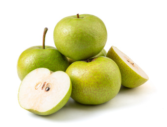 天津蓟县酸梨大果白底图