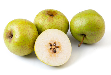 天津蓟县酸梨大果白底图