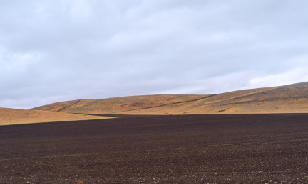 内蒙古呼伦贝尔草原卡线沿途秋天自然风景