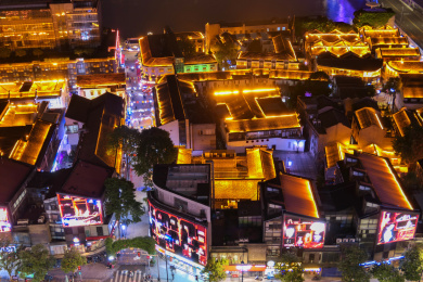 宁波老外滩夜景