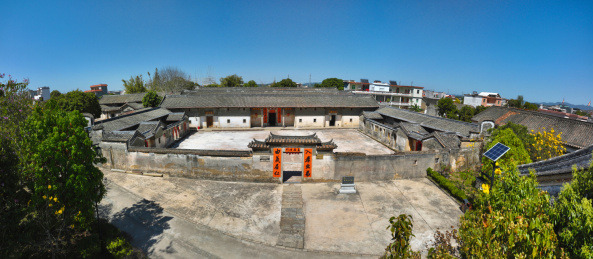 广东省惠州市惠城区横沥镇墨园村航拍