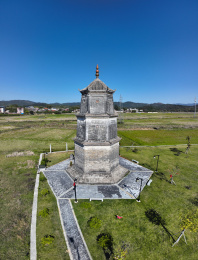 广东省惠州市惠城区横沥镇蔗埔村文笔塔航拍