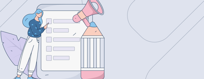 邀请好友进行问卷调查扁平矢量概念运营手绘