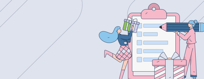 邀请好友进行问卷调查扁平矢量概念运营手绘