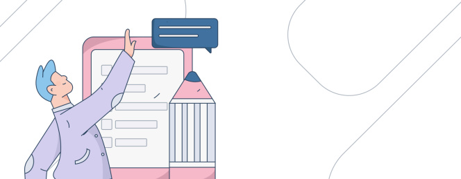 邀请好友进行问卷调查扁平矢量概念运营手绘