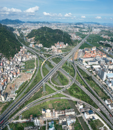 中国温州乐清高速枢纽