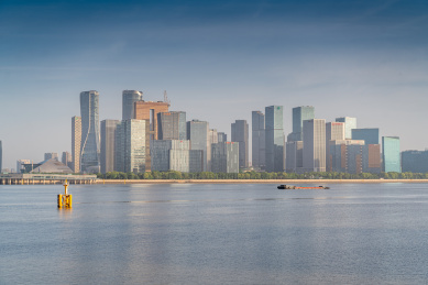 杭州钱塘新城风景