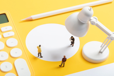 微缩创意关键词留白与关注的人群