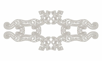 青铜器纹样矢量