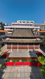 广东省惠州市惠城惠阳高级中学归善学宫航拍
