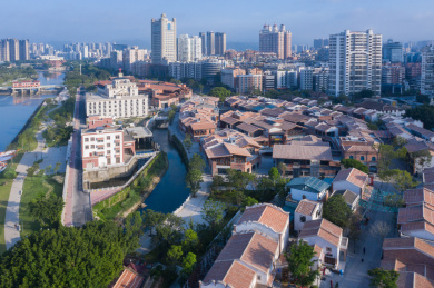 福清利桥古街航拍