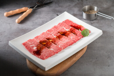 酱汁安格斯牛肉实拍