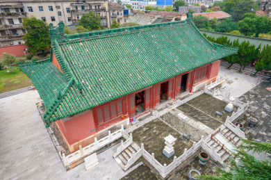 中国湖北省荆门市钟祥市元佑宫航拍