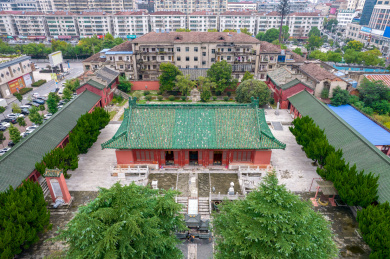 中国湖北省荆门市钟祥市元佑宫航拍