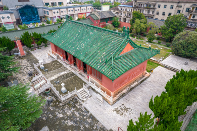 中国湖北省荆门市钟祥市元佑宫航拍