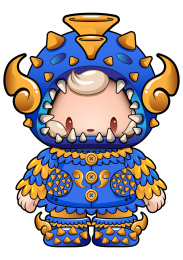 蓝色小怪兽IP形象