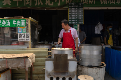 路边的早餐店