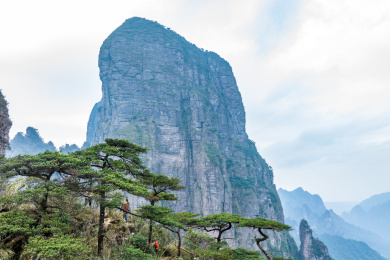广西金秀：五指山风景区冬日景观雄奇秀丽