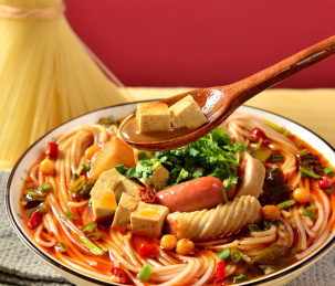 麻辣火锅丸子五谷米粉