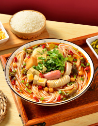 麻辣火锅丸子五谷米粉