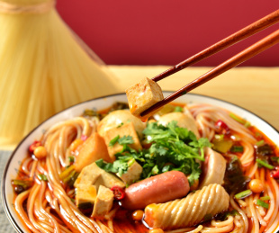 麻辣火锅丸子五谷米粉