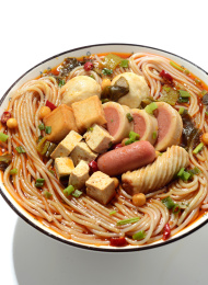 麻辣火锅丸子五谷米粉