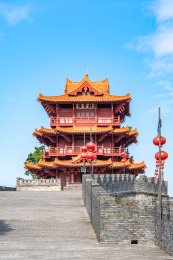 广东肇庆宋古城墙披云楼