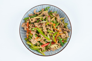 炒里脊肉丝 