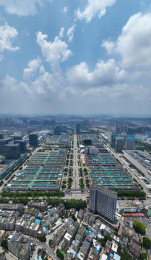 广东省深圳市龙岗区华南城航拍