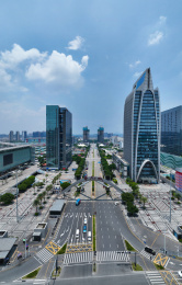 广东省深圳市龙岗区华南城航拍