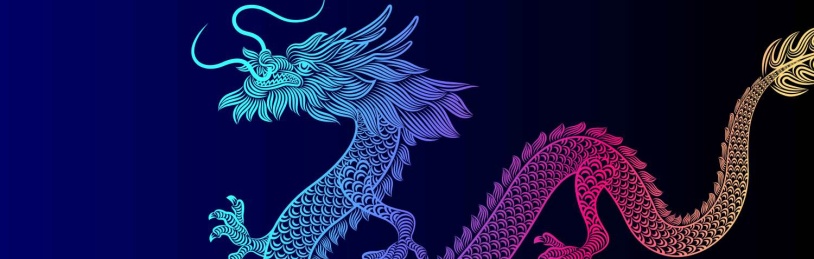 龙艺术创意封面背景
