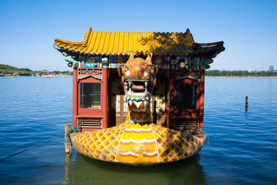 北京著名景点颐和园名胜古迹风光摄影