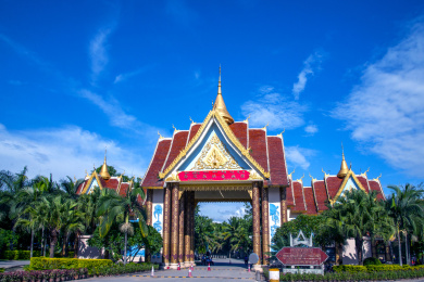 云南西双版纳橄榄坝傣族园