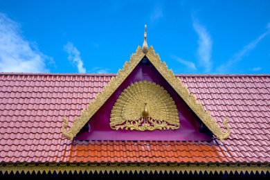 云南西双版纳橄榄坝傣族园特色建筑