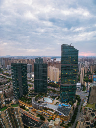 武汉K11商场日落