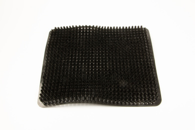 白底上的鸡巢垫