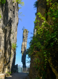 湖北恩施5A景区大峡谷一炷香