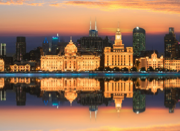 上海外滩建筑夜景