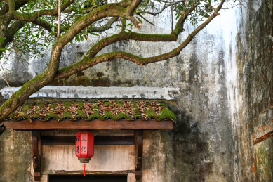 浙江兰溪诸葛八卦村 徽派建筑的门