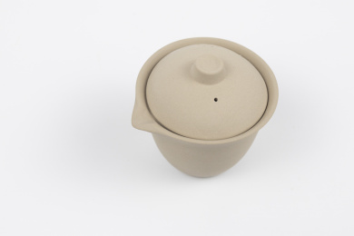 静物粗陶茶具特写