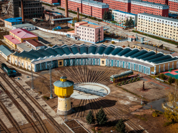 呼伦贝尔博克图中东铁路历史建筑风景